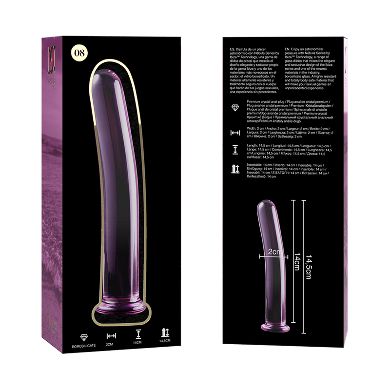 Dildo in Vetro Nebula 8