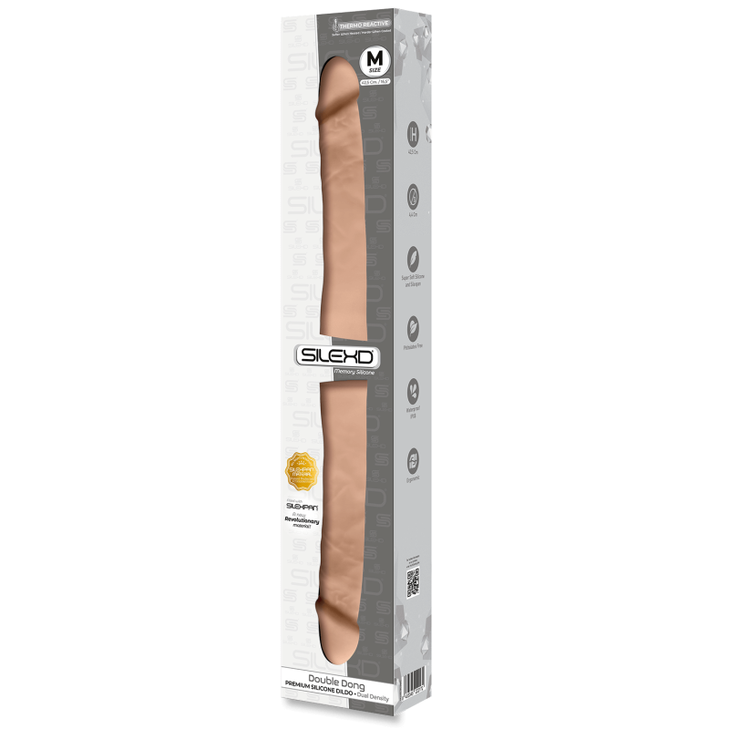 Double gode réaliste modèle 1