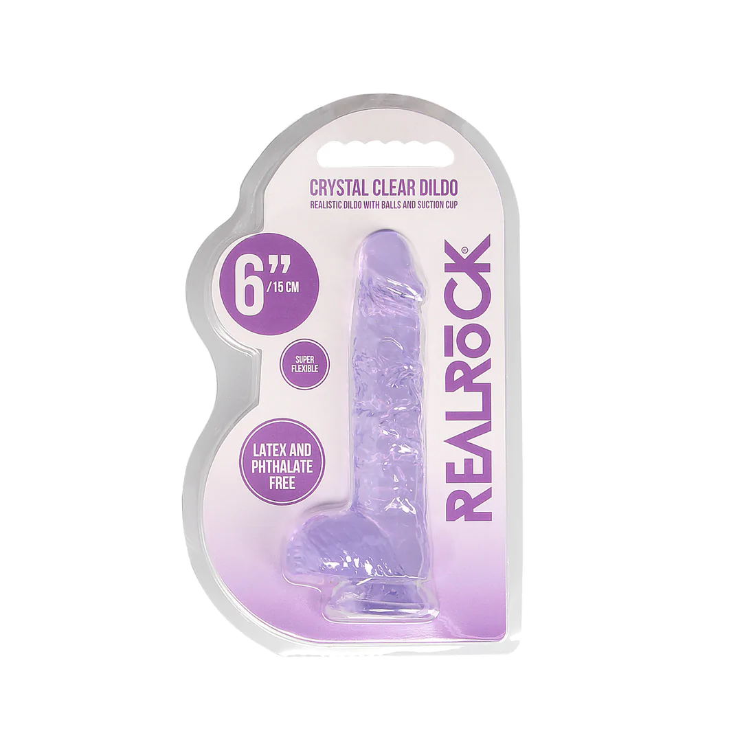Dildo Realistico Real Rock Light Purple