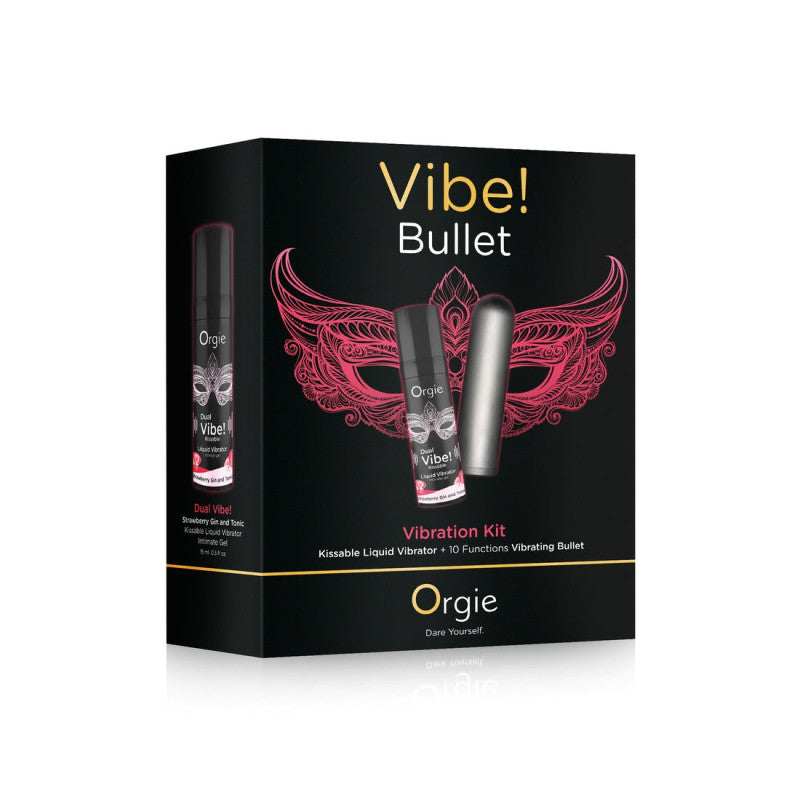 Kit Lubrificante Vibrante Aromatizzato con Vibratore