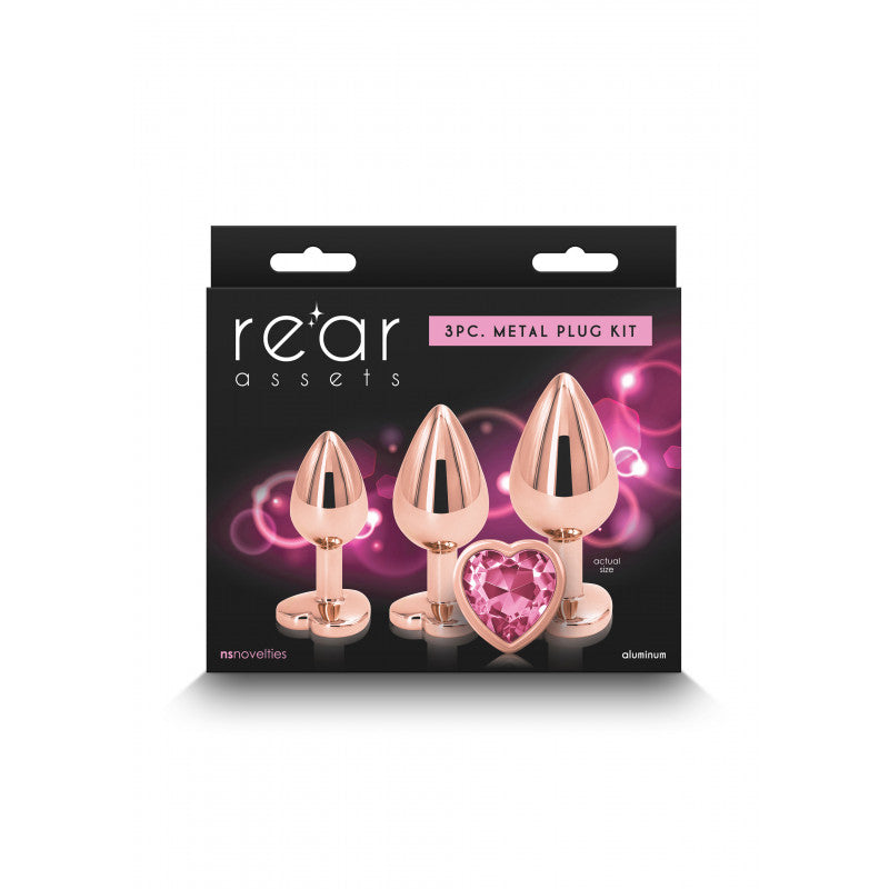 Kit de plug anal arrière en métal