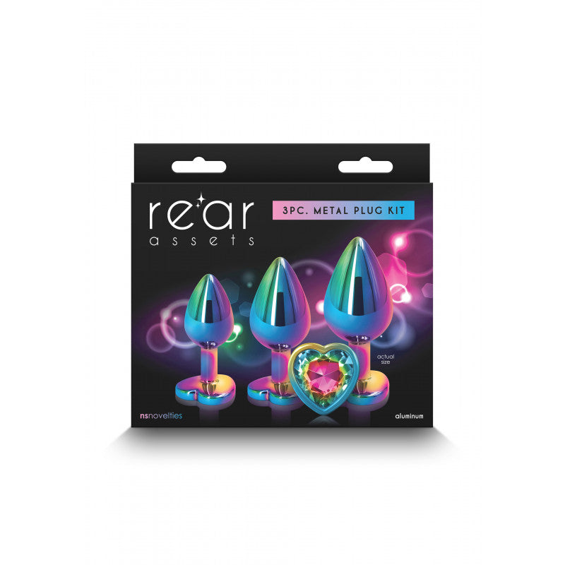 Kit de plug anal arrière en métal