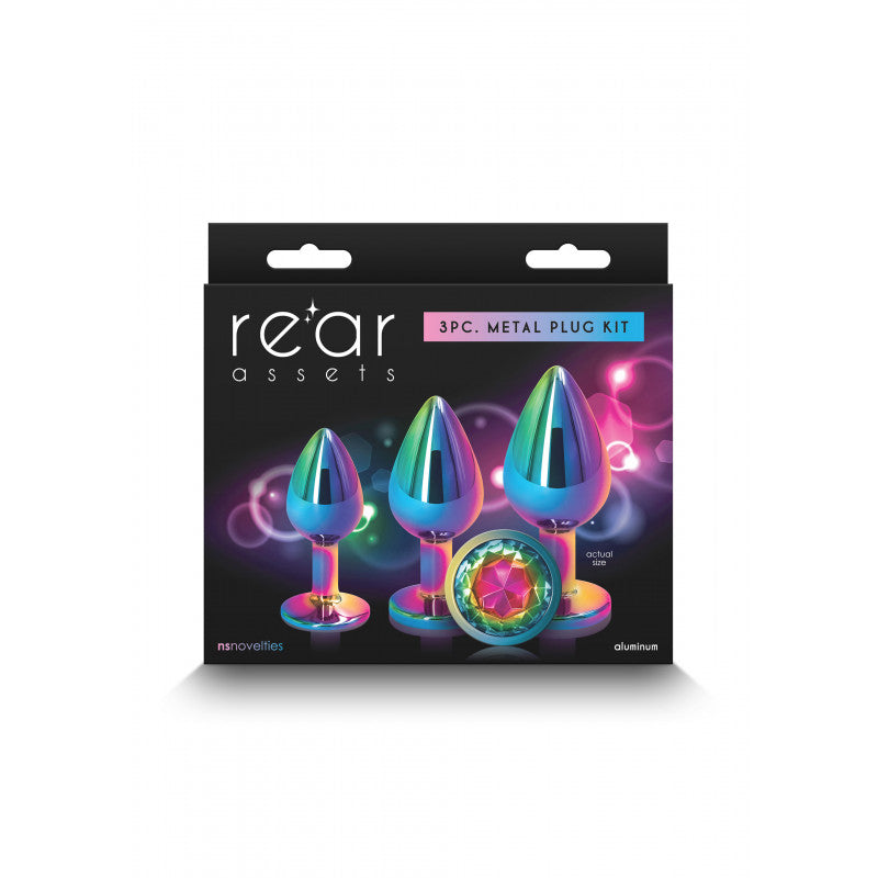Kit de plug anal arrière en métal