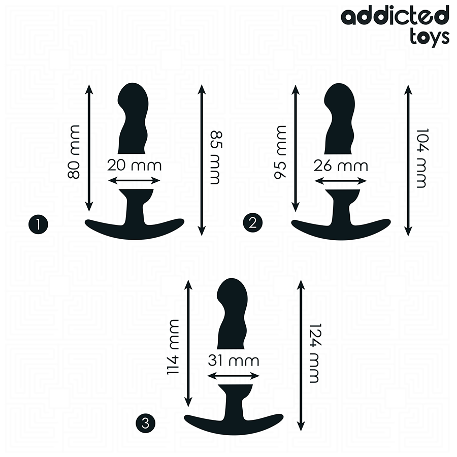 Kit Plug Anali in silicone Addicted Toys
