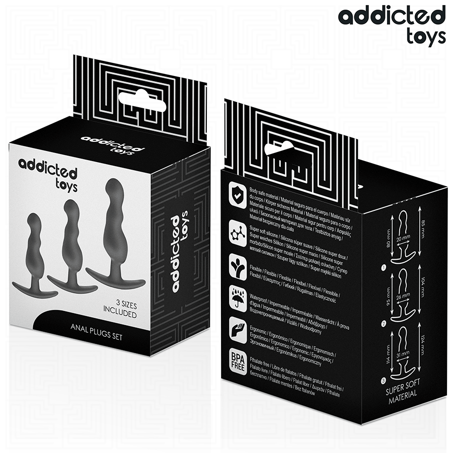 Kit Plug Anali in silicone Addicted Toys