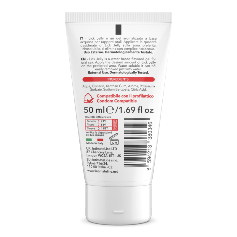 Lubrificante aromatizzato Lick Jelly