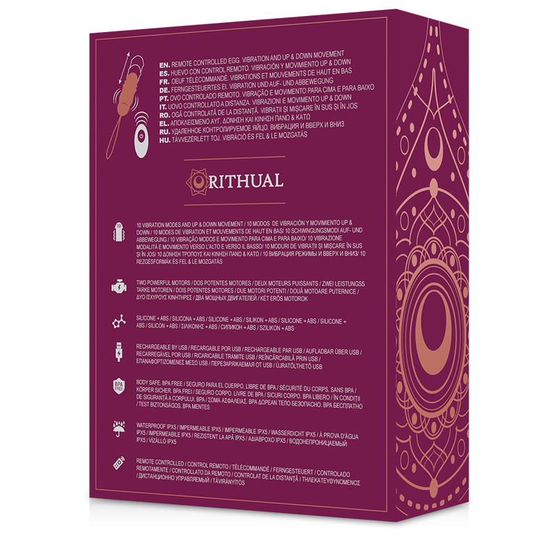 Oeuf vibrant Rithual Reva avec télécommande