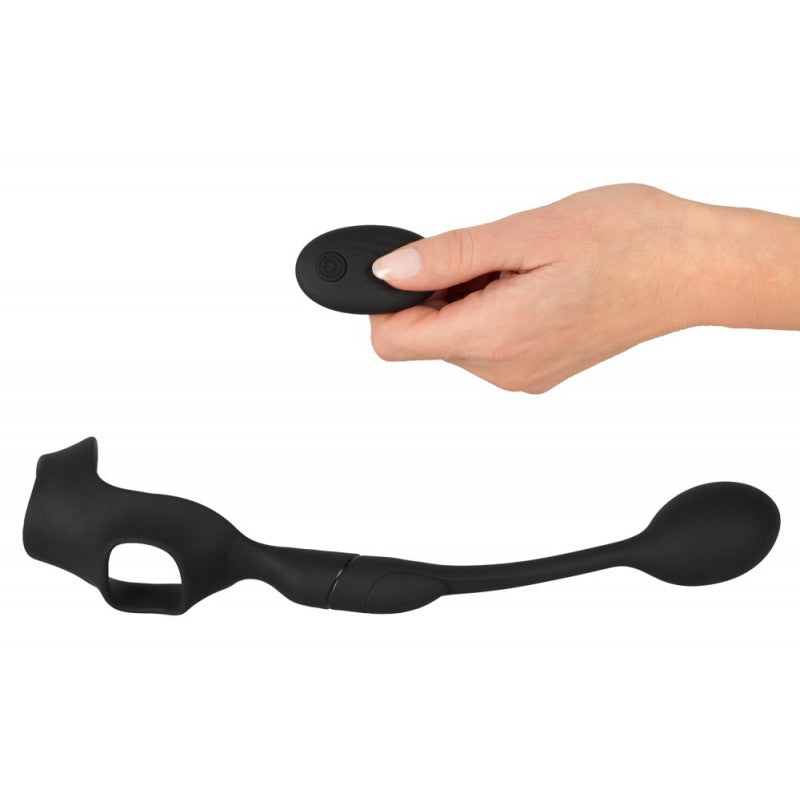 Plug Vibrante con Anello Rebel