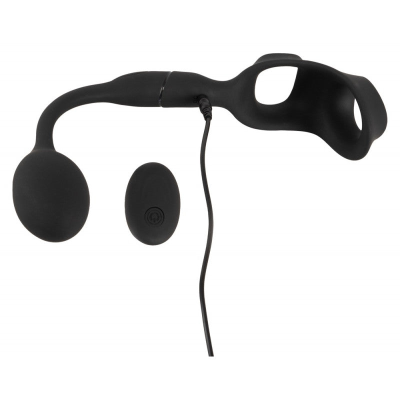 Plug Vibrante con Anello Rebel