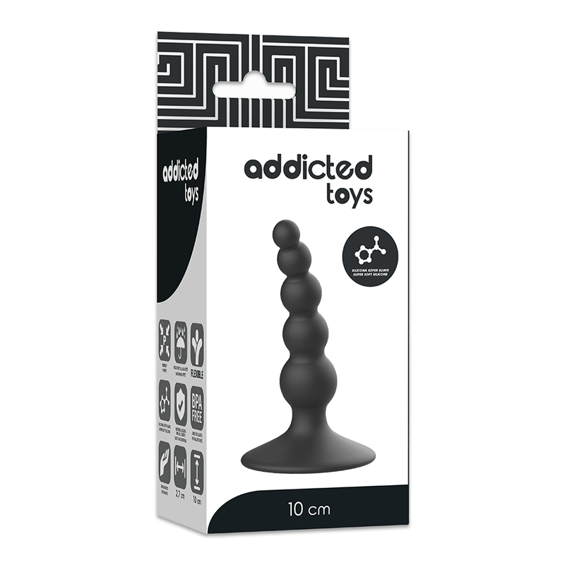Plug Anale in Silicone Black Addicted