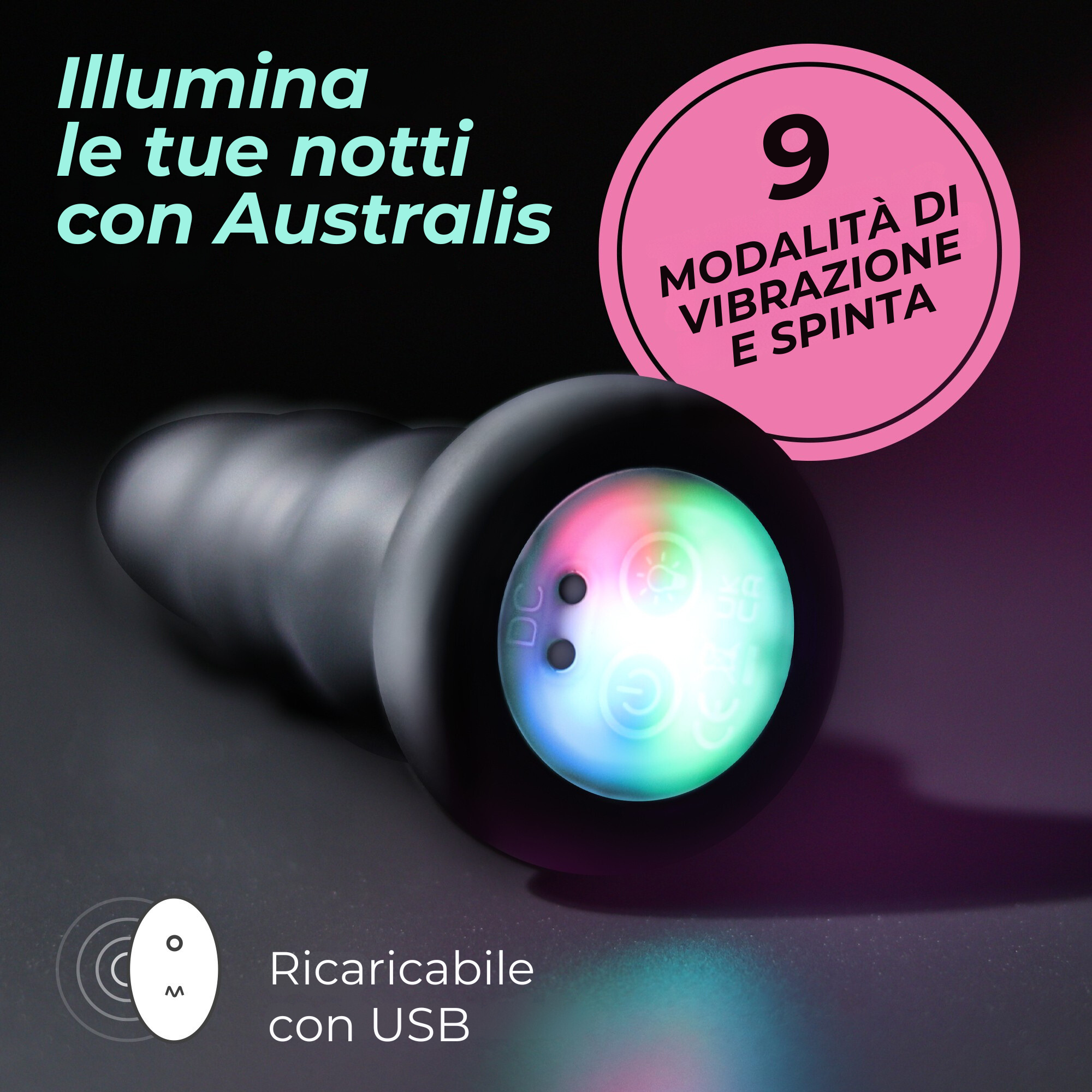 Plug Anale Vibrante Australis