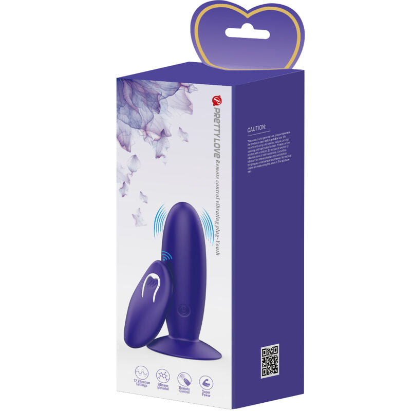 Plug Anale Vibrante Violetto
