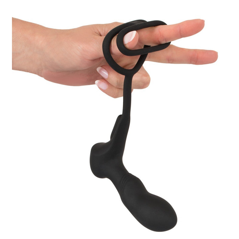Plug & Ring Terciopelo Negro