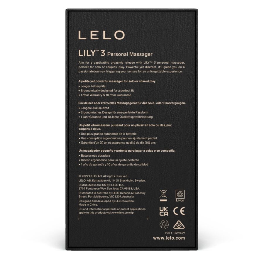 Stimolatore Clitoride Lelo Lily 3