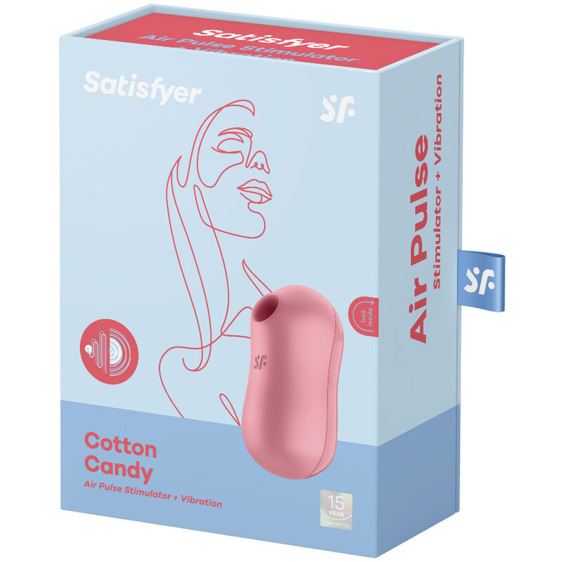 Suceur de clitoris Satisfyer en barbe à papa