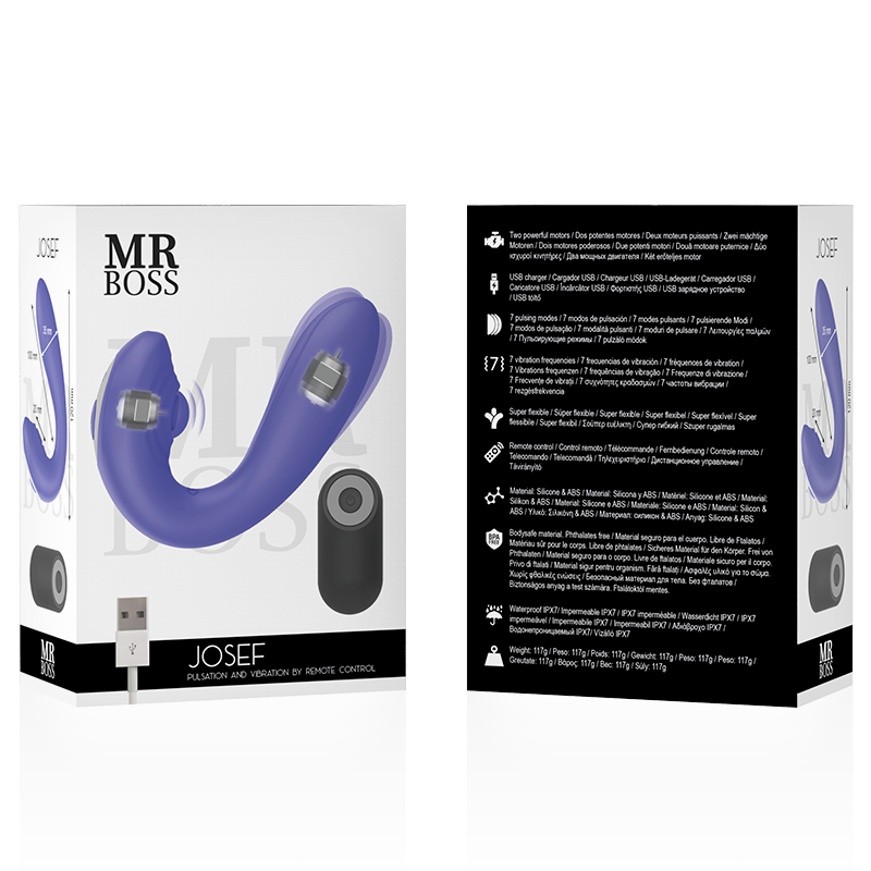 Vibratore per la Coppia Mr Boss Josef