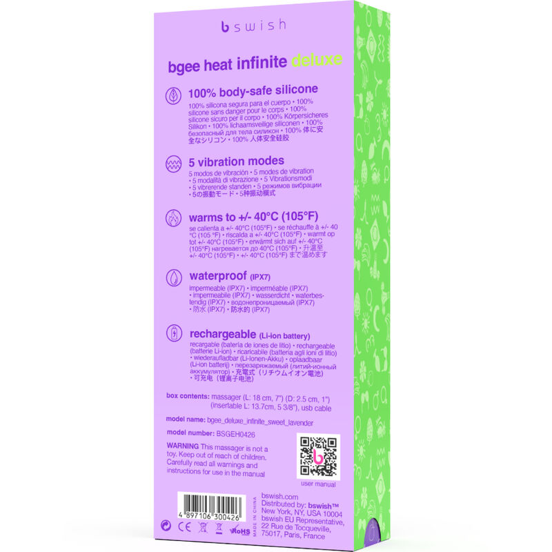 Vibratore Punto G B Gee Heat Deluxe