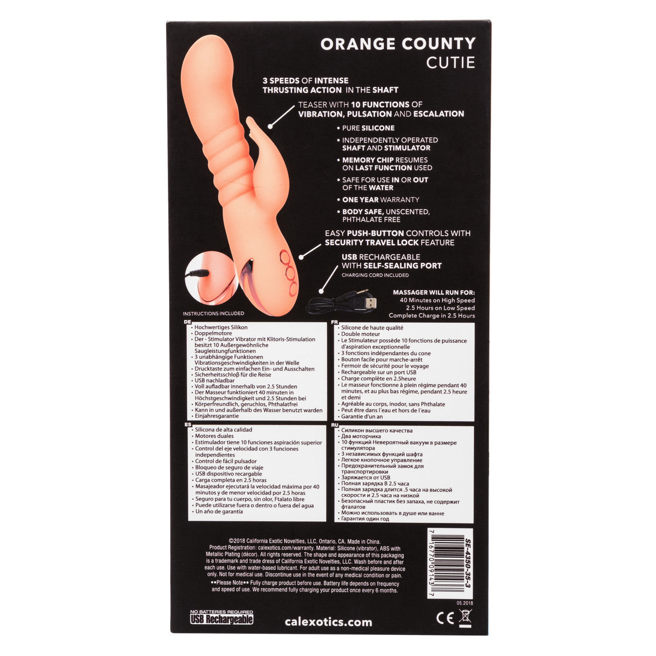 Vibrador de conejo del condado de Orange
