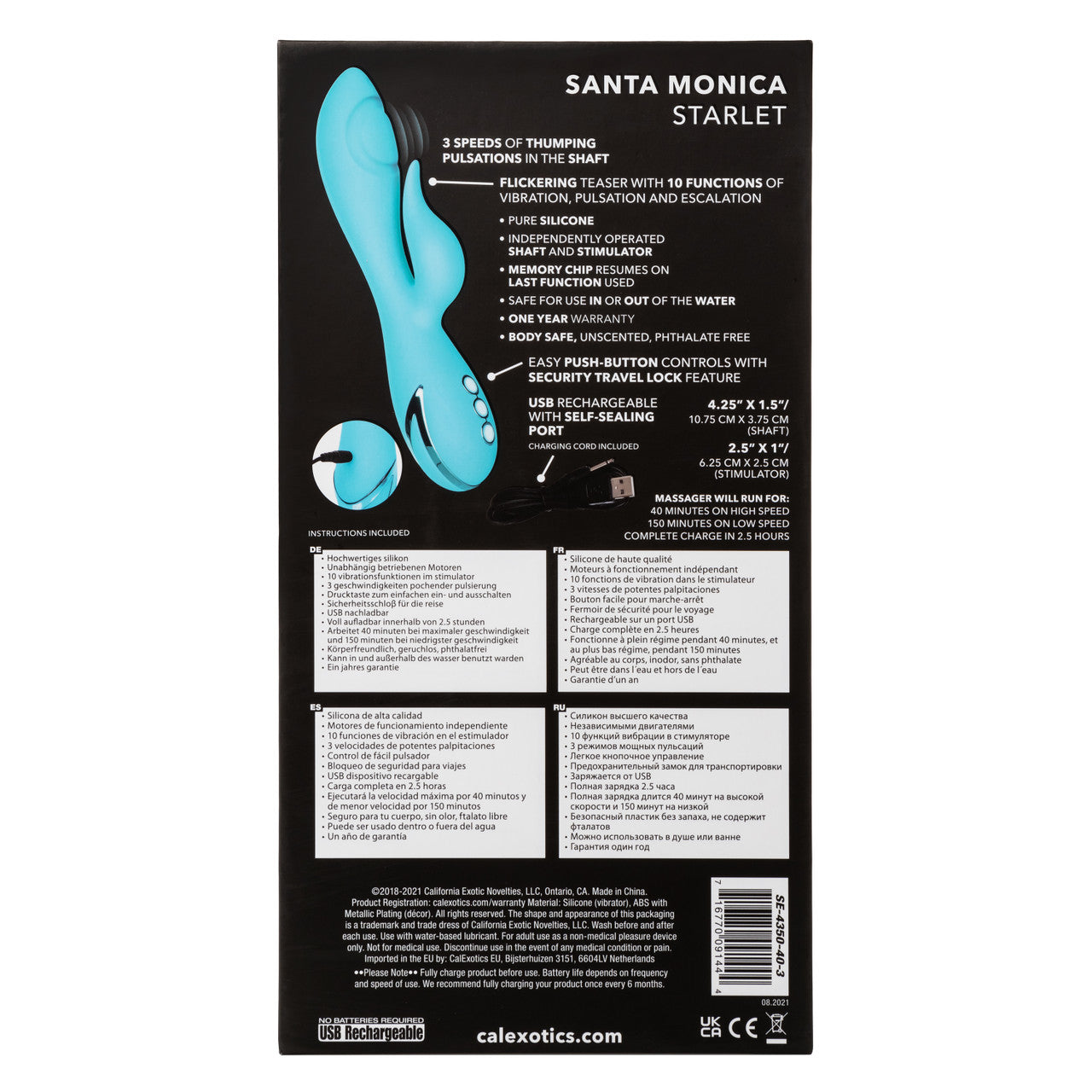 Vibrador Conejo Santa Mónica