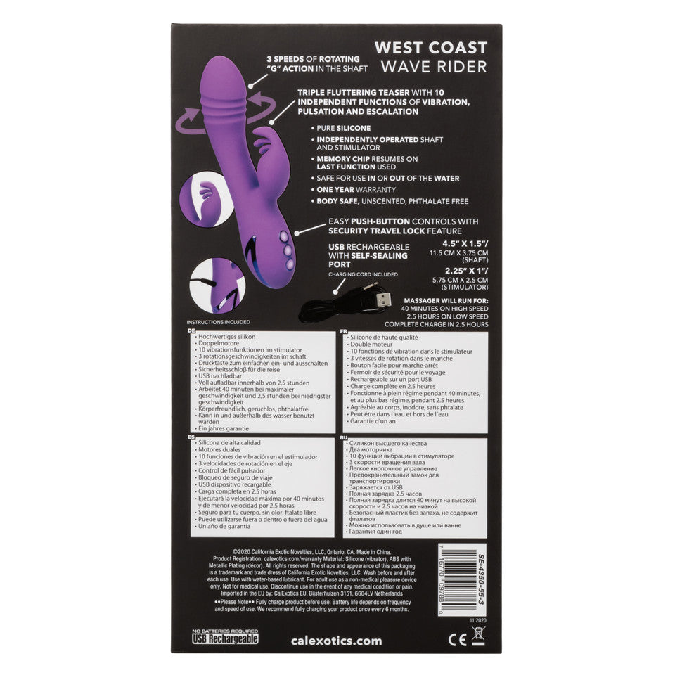 Vibrador de conejo de la costa oeste