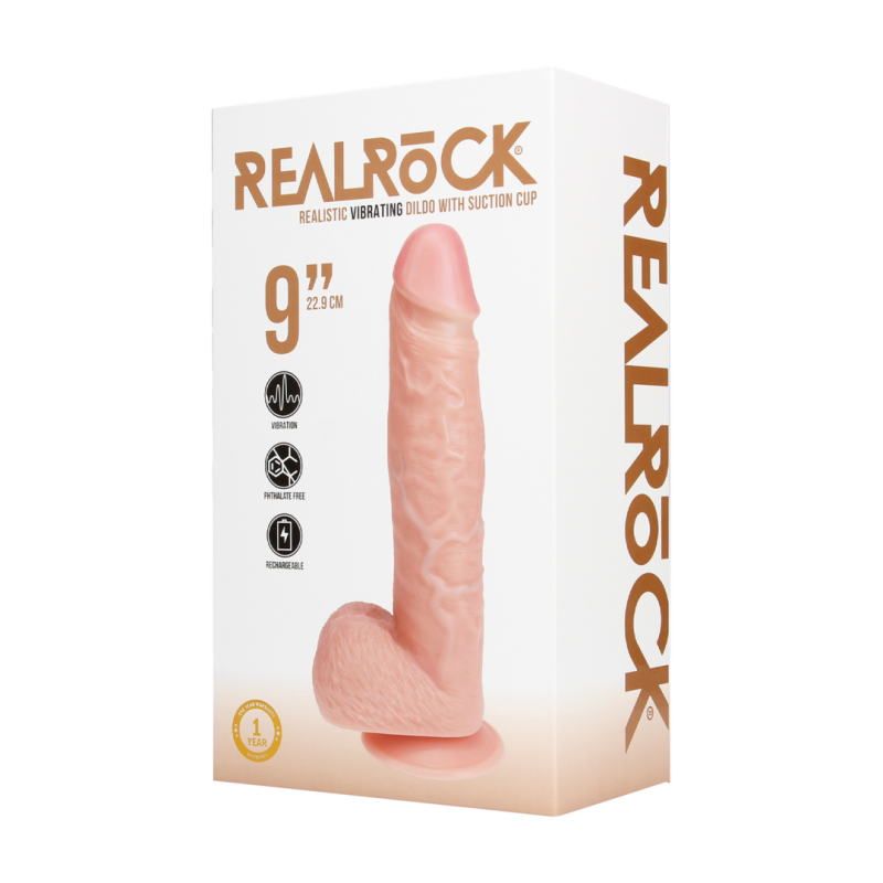 Vibratore Realistico con testicoli Real Rock