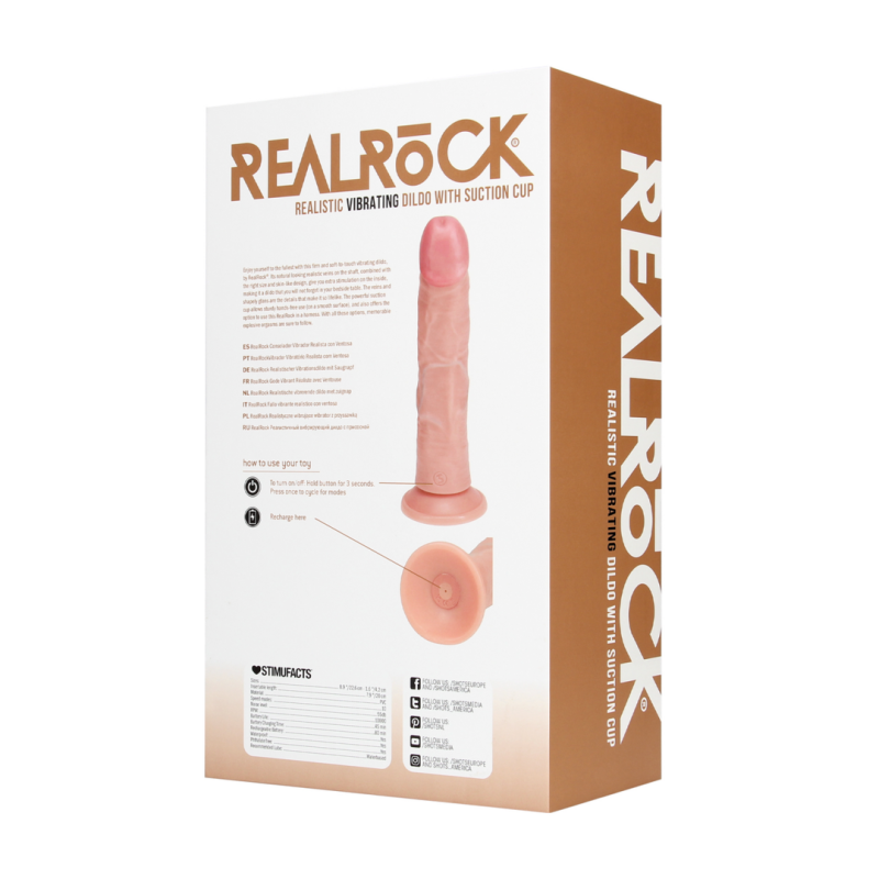 Vibratore Realistico Curvo Real Rock