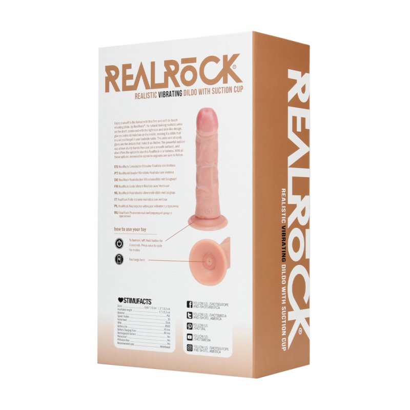Vibratore Realistico Curvo Real Rock