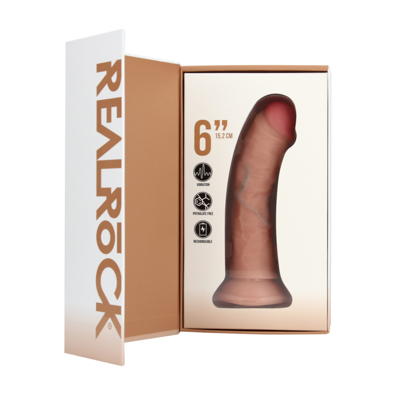 Vibratore Realistico Curvo Real Rock