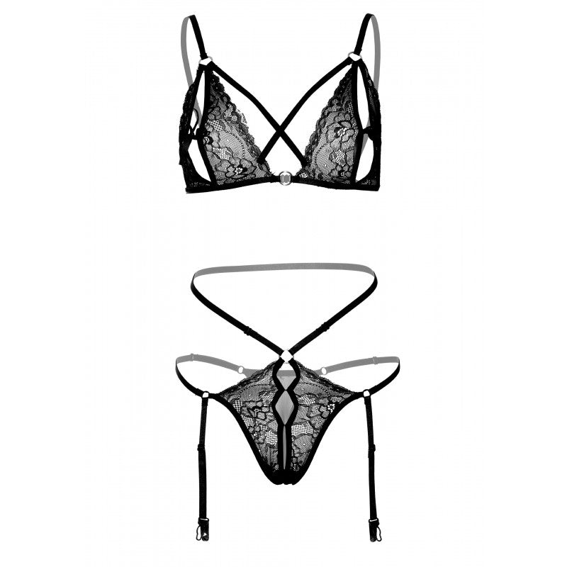 Conjunto de ropa interior Peek-A-Boo