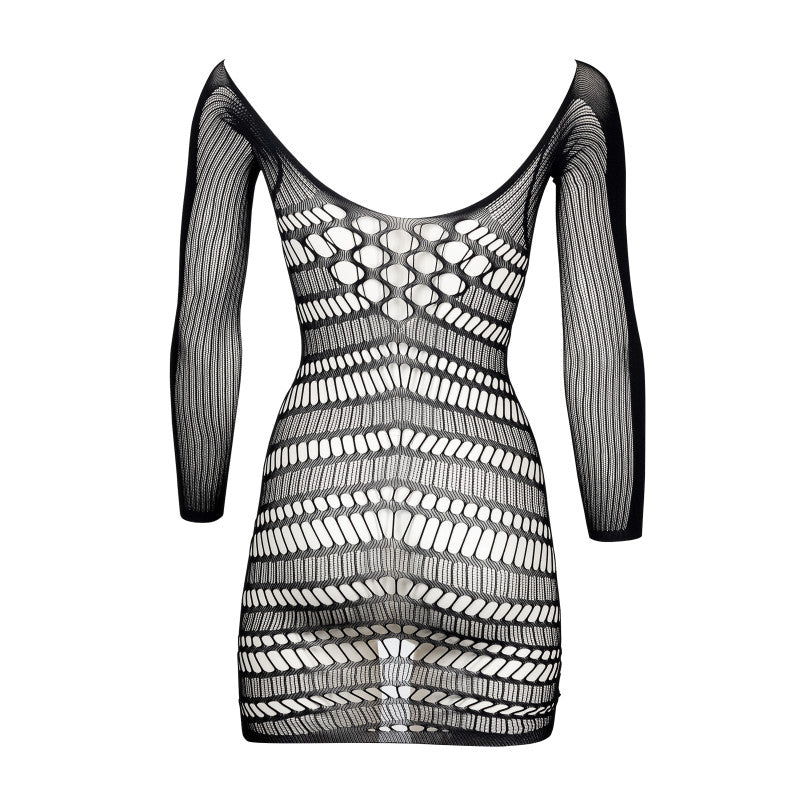 vestido sexy de manga larga