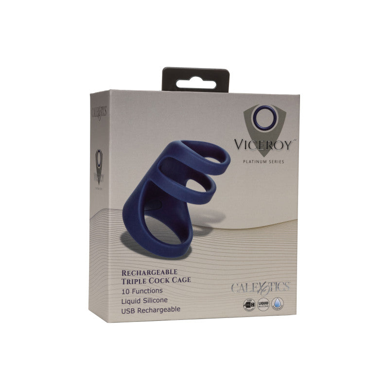 Anillo Vibrador para Pene Triple Cock