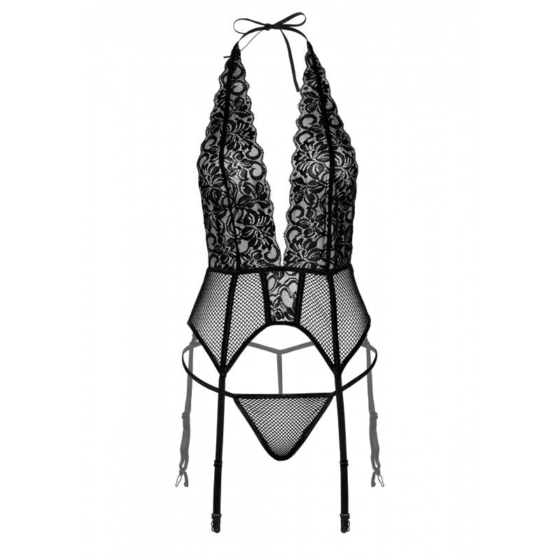Cami Jarretière et String