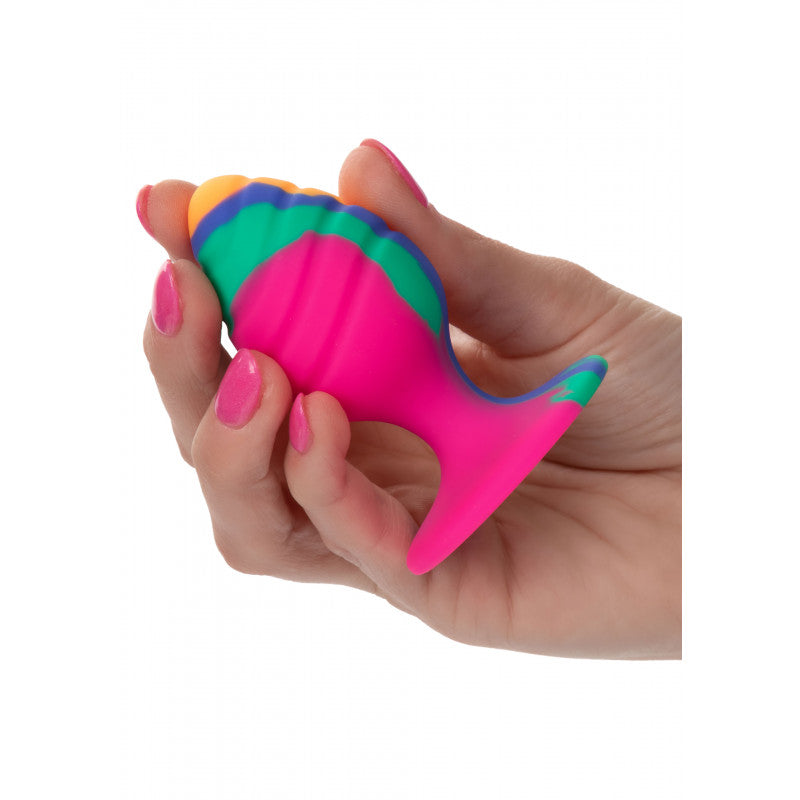Plug anal con forma de remolino descarado