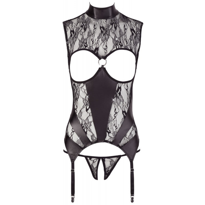 Corsetto con Reggicalze Abierta Fina