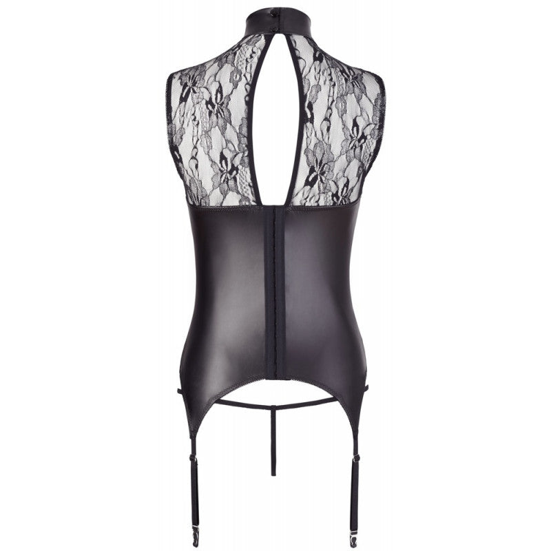 Corsetto con Reggicalze Abierta Fina