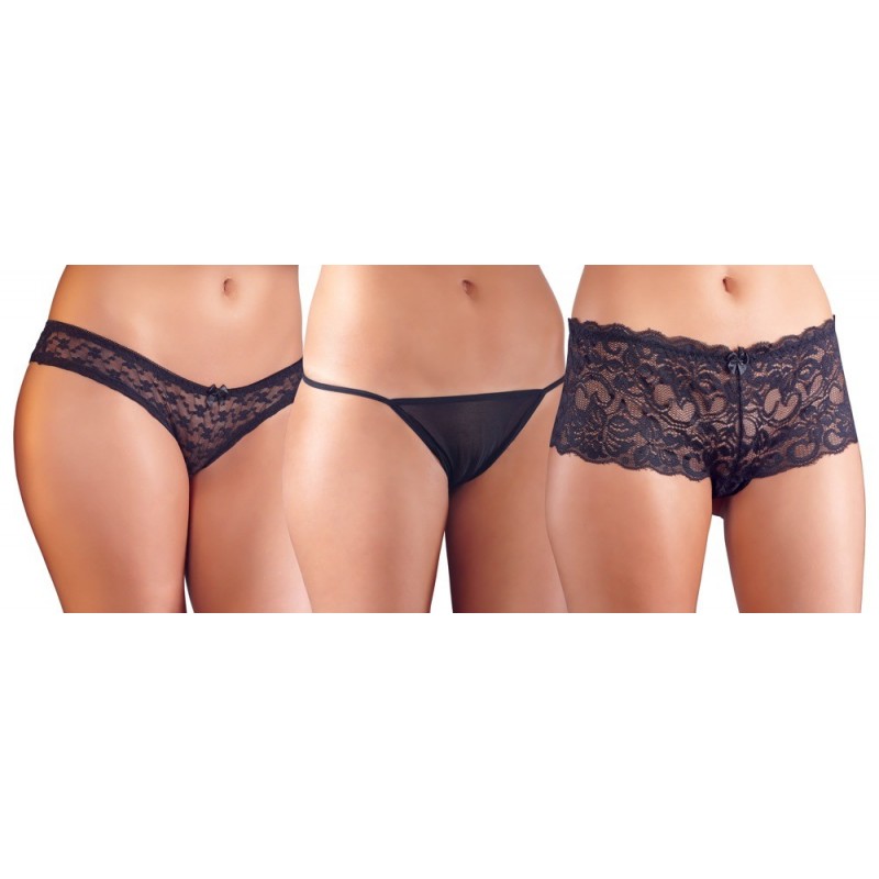 Kit 3 Intimi in Pizzo