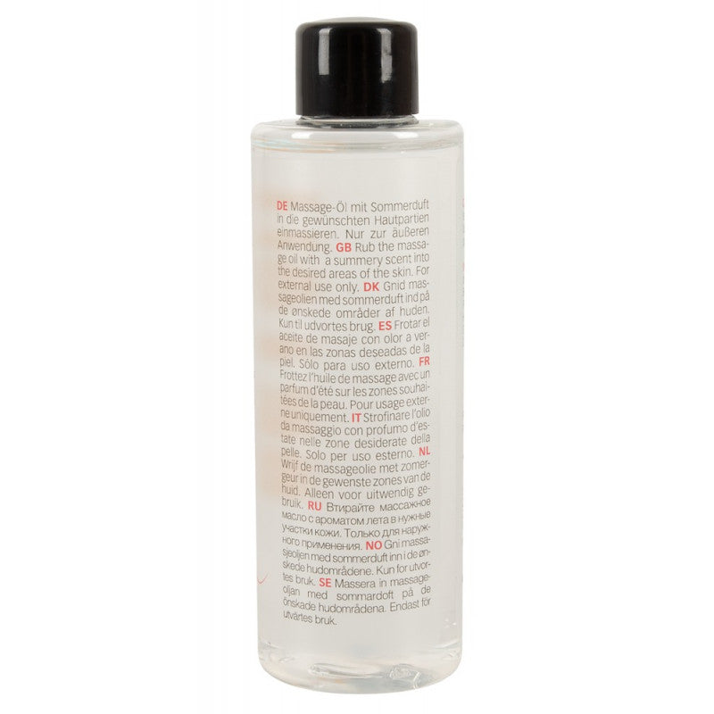 Aceite de masaje para el día de la playa