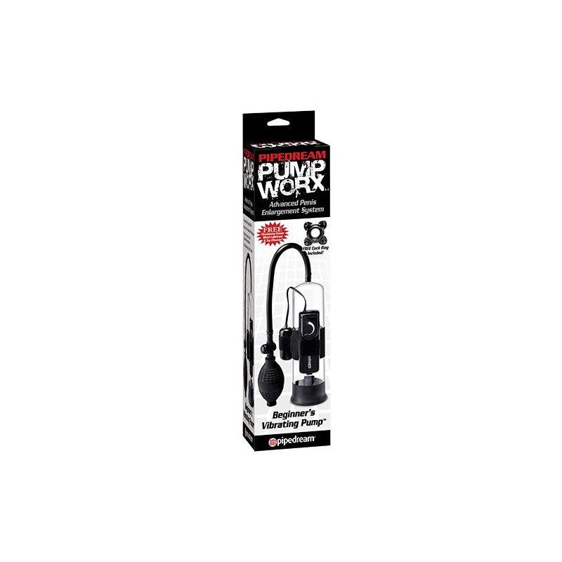 Pompa per Pene Pump Worx Vibrante - Fallo Creativo