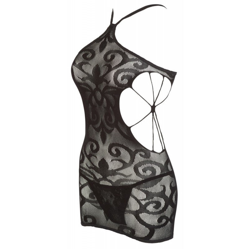 Vestido de encaje negro sexy