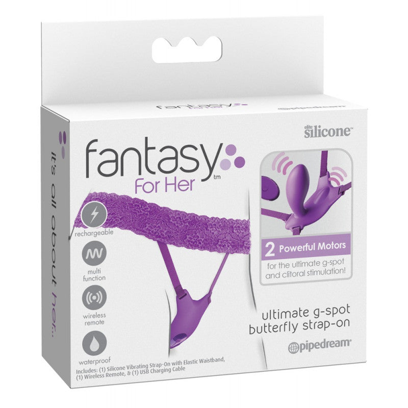 Vibrador de punto G de mariposa
