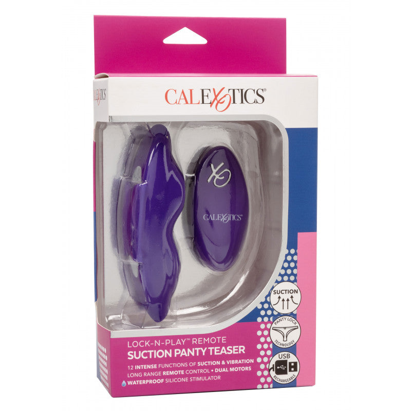 Vibrador de bragas de succión con control remoto