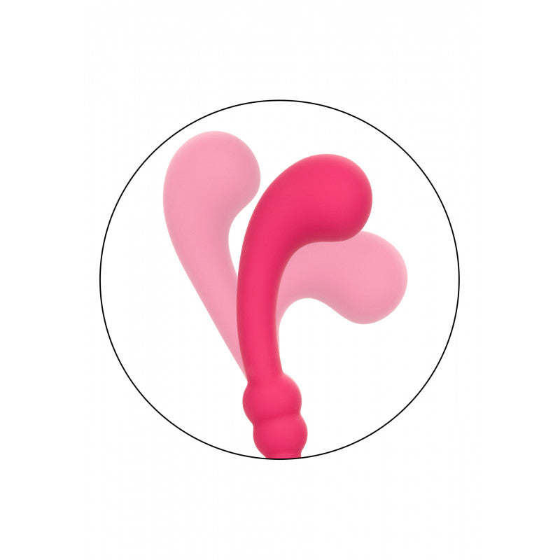 Vibrador de varitas curvas