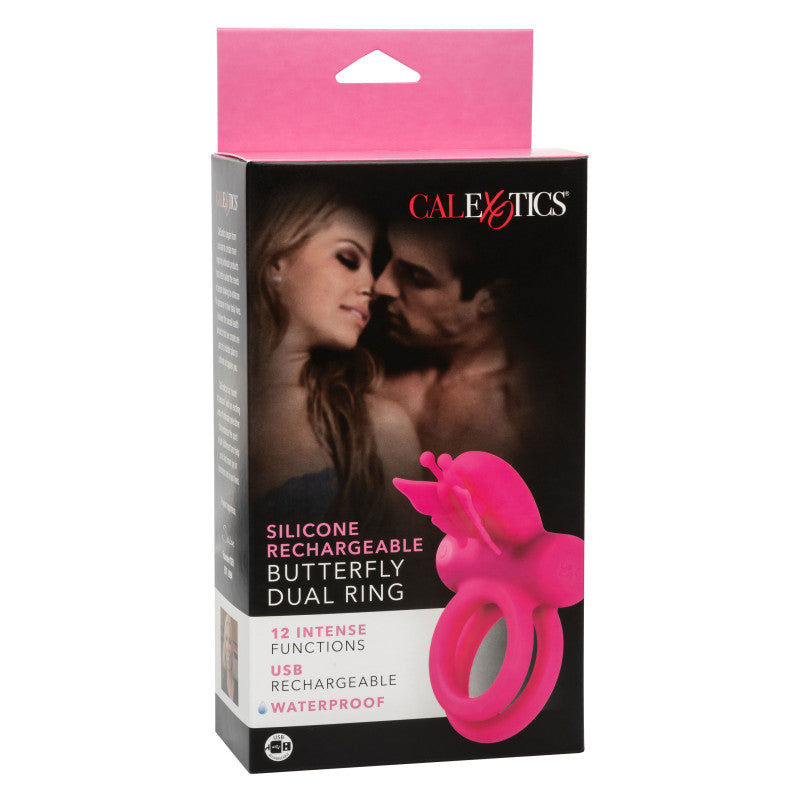 Anello Fallico Vibrante Butterfly Dual