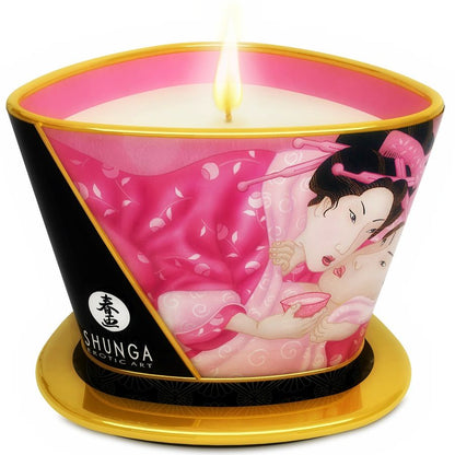 Candela da Massaggio Shunga rosa