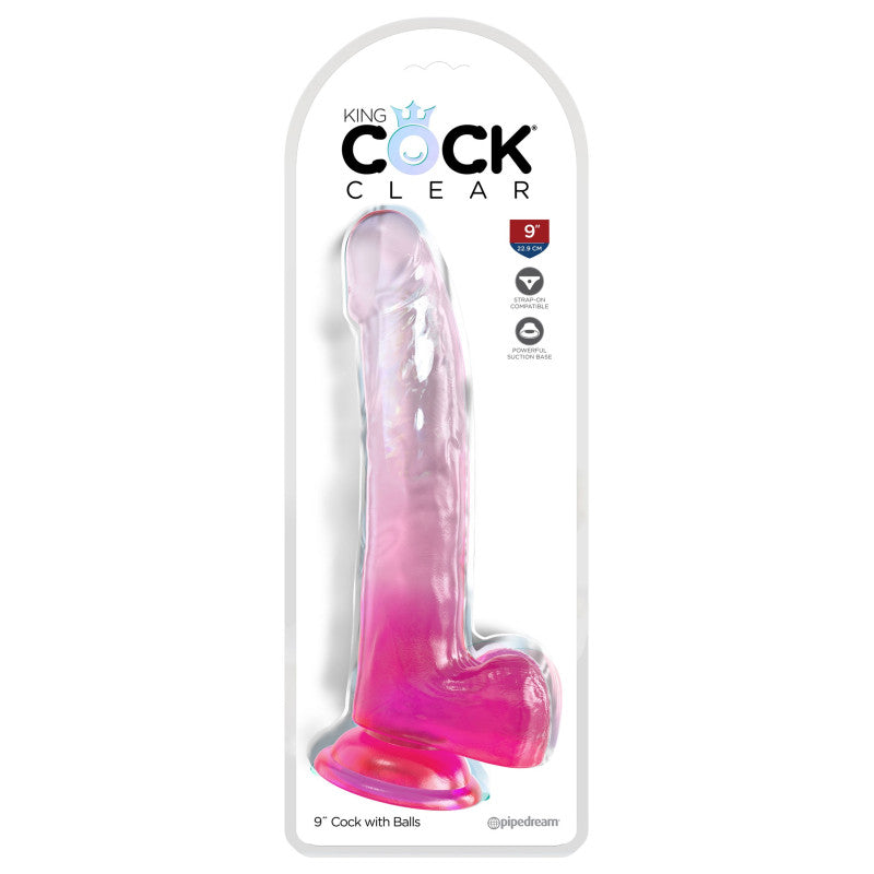 Dildo Realistico Clear Balls