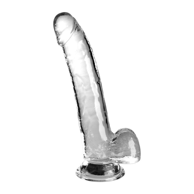 Dildo Realistico Clear Balls