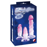 Kit Dildo Anale Crystal Pink