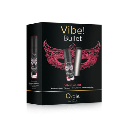 Kit Lubrificante Vibrante Aromatizzato con Vibratore