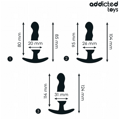 Kit Plug Anali in silicone Addicted Toys