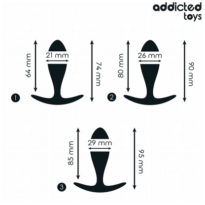 Kit Plug Anali in silicone Addicted Toys